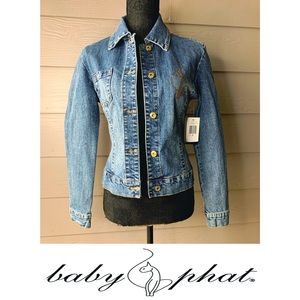 ❌SOLD❌ NWT Baby Phat Stretch Jean Jacket